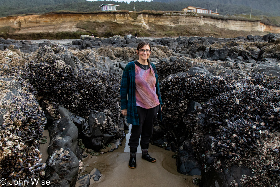Caroline Wise at Stonefield Beach in Florence, Oregon