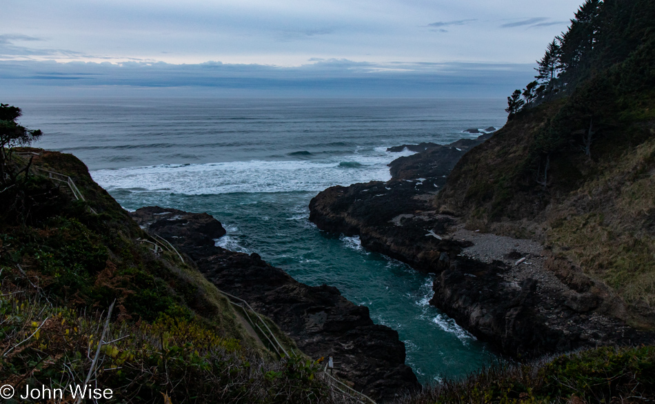 Devils Churn at Cape Perpetua in Yachats, Oregon