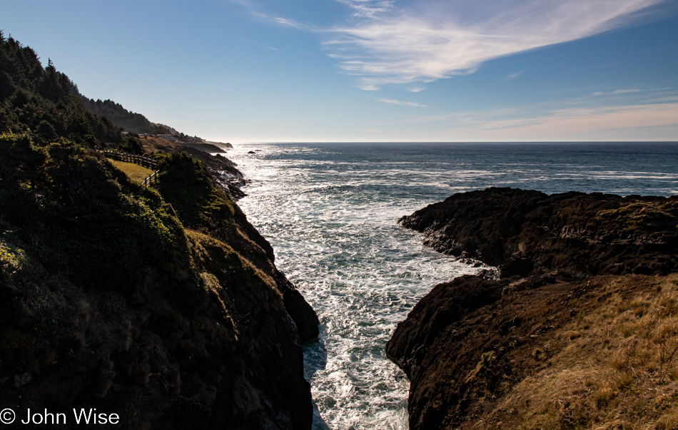 Rocky Creek State Scenic Viewpoint in Depoe Bay, Oregon