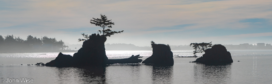 Siletz Bay in Lincoln City, Oregon