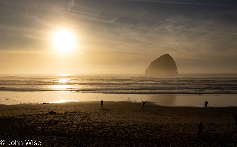 Chief Kiawanda Rock in Pacific City, Oregon