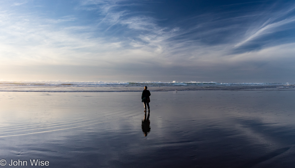 Caroline Wise at McPhillips Beach in Cloverdale, Oregon