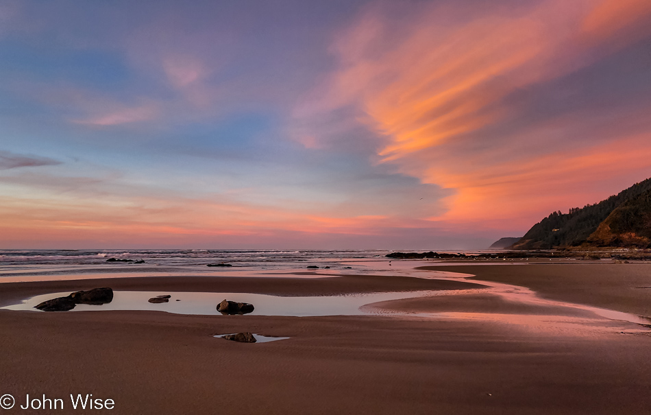 Rock Creek Beach in Florence, Oregon