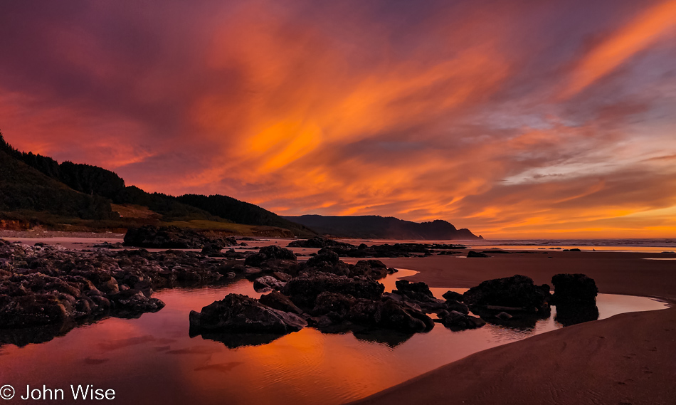 Rock Creek Beach in Florence, Oregon