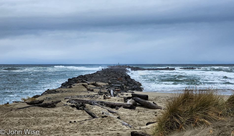 North Jetty Beach in Florence, Oregon
