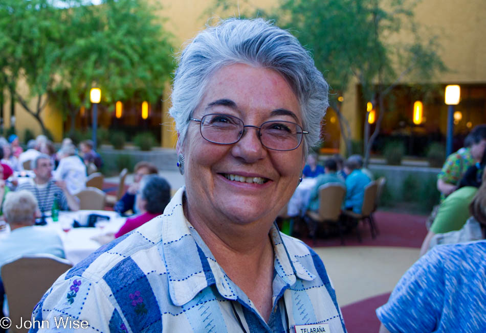 Sharie Monsam at Fibers Through Time in Phoenix, Arizona
