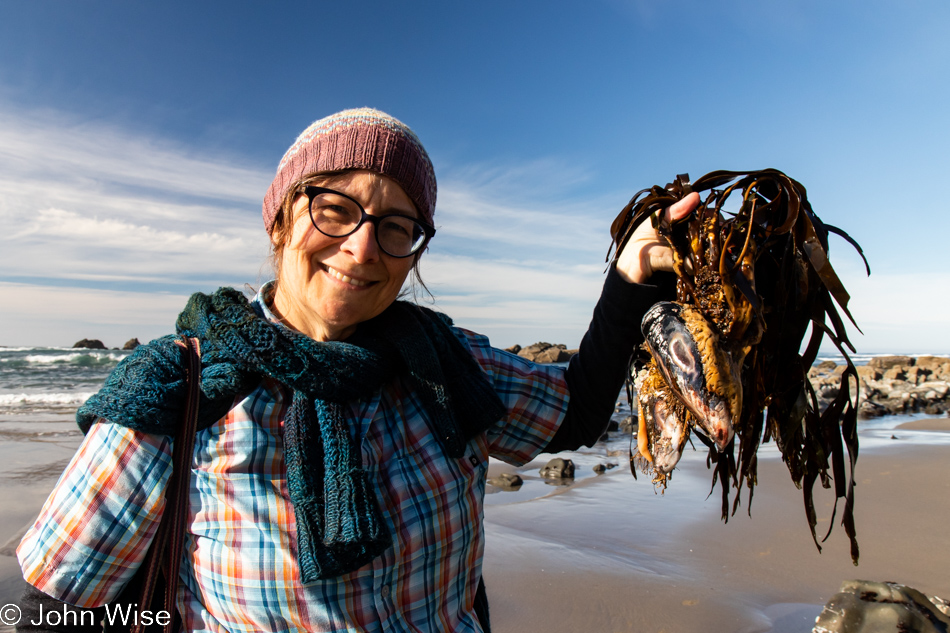 Caroline Wise at Whiskey Run Beach in Bandon, Oregon