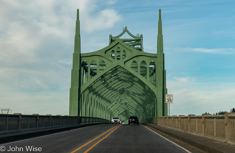 McCullough Memorial Bridge in North Bend, Oregon