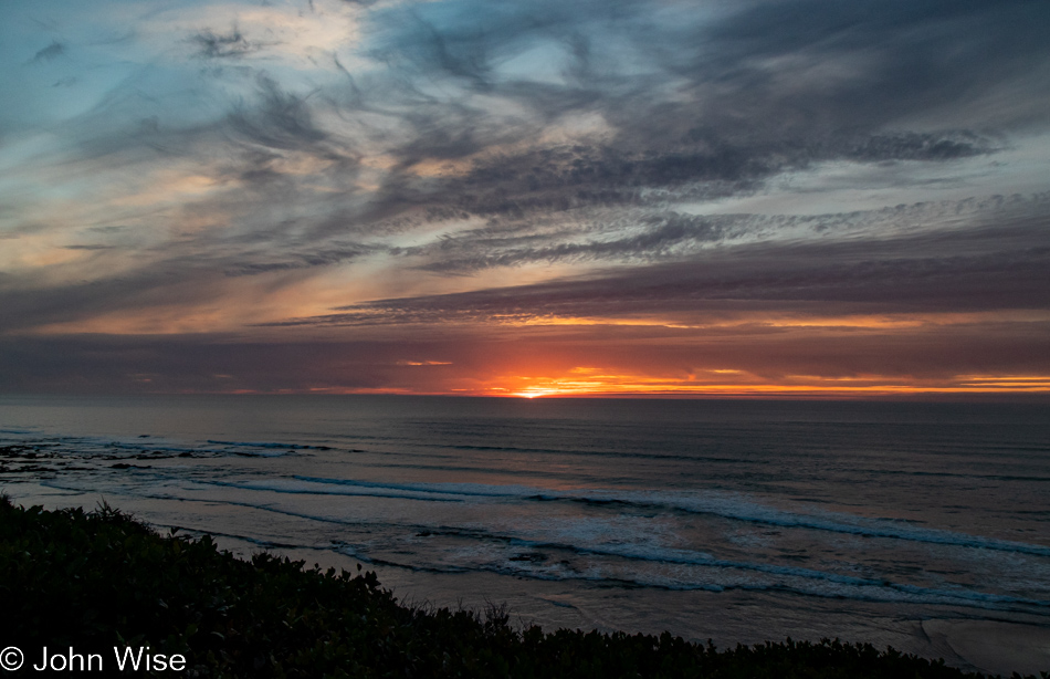 View from the Shags Nest at Ocean Haven in Yachats, Oregon