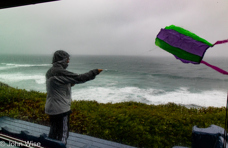 Caroline Wise at the Shags Nest Ocean Haven in Yachats, Oregon