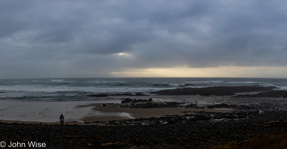 Bob Creek Beach in Yachats, Oregon