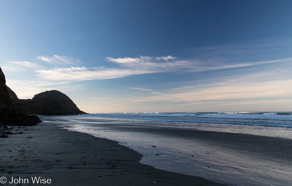 Ocean Beach in Florence, Oregon