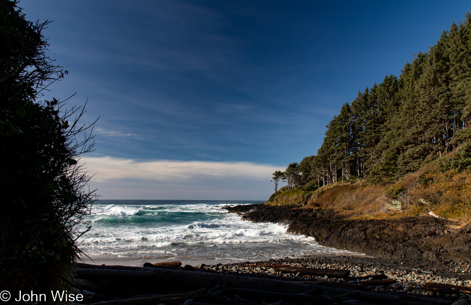 Cove Beach at Cape Perpetua in Yachats, Oregon