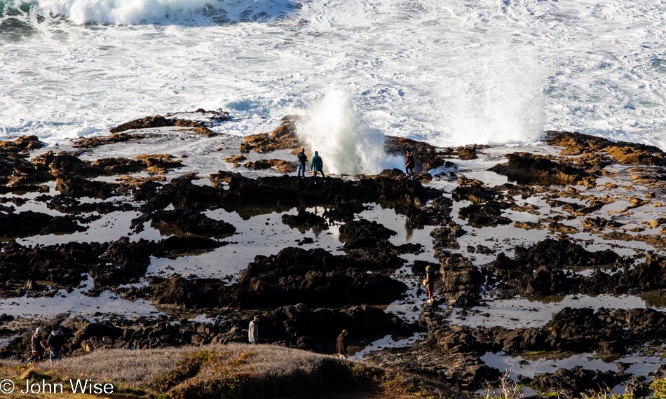 Thor's Well at Cape Perpetua Scenic Area in Yachats, Oregon