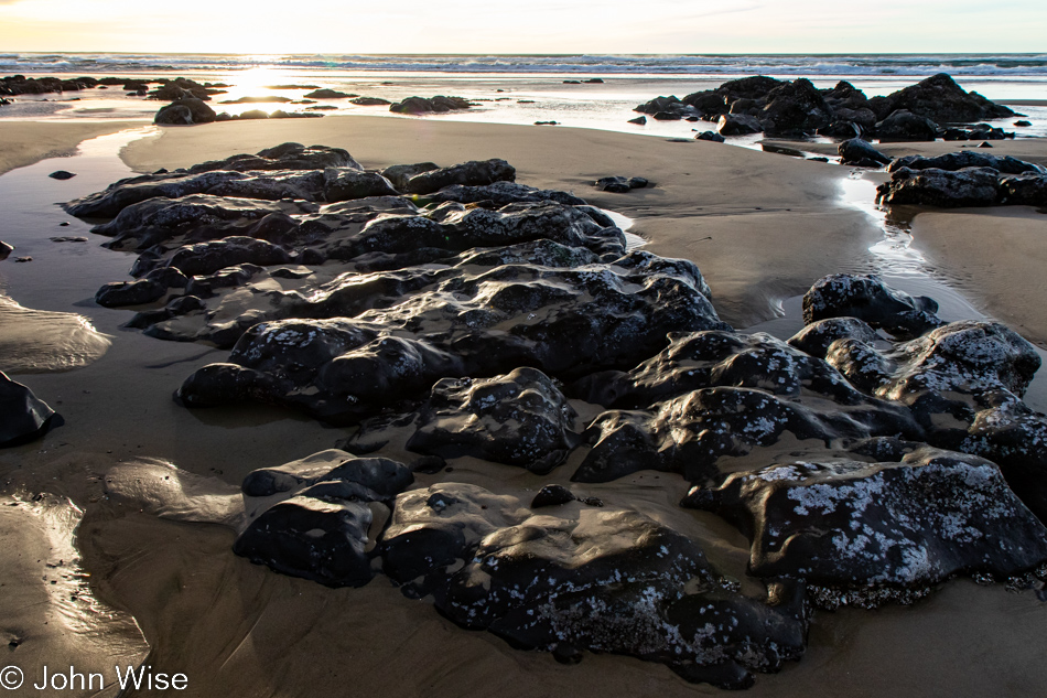 Rock Creek Beach in Florence, Oregon