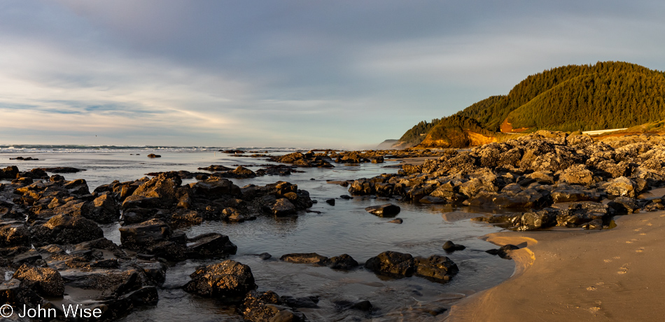 Rock Creek Beach in Florence, Oregon