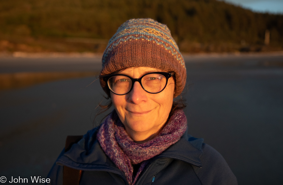 Caroline Wise at Rock Creek Beach in Florence, Oregon