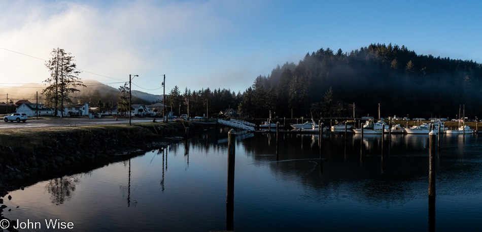 Umpqua River in Winchester Bay, Oregon