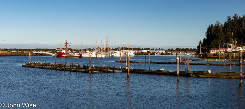 Umpqua River in Winchester Bay, Oregon