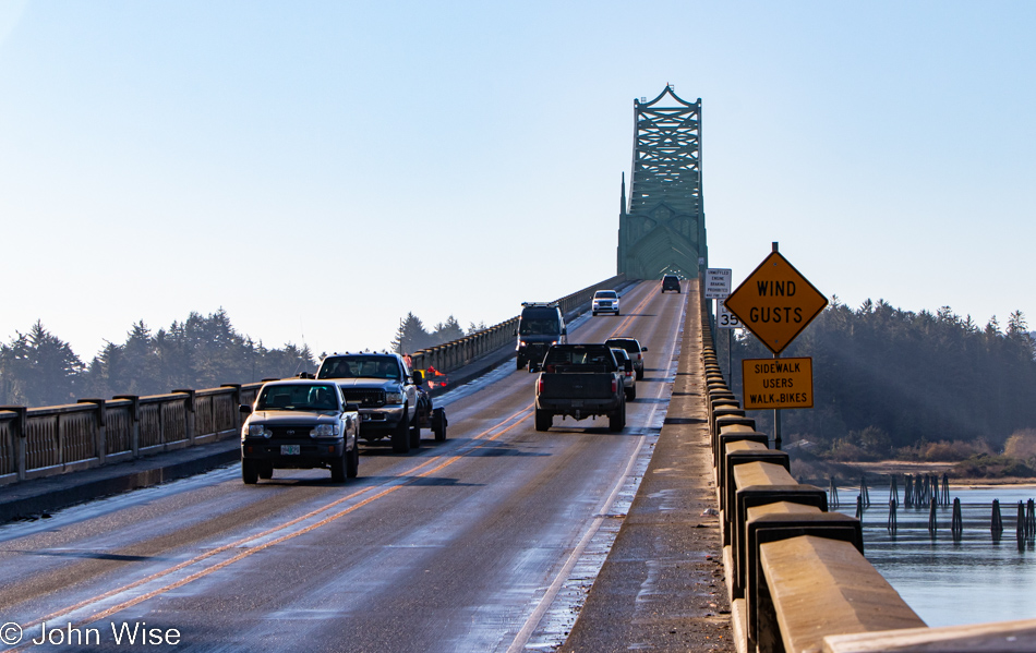McCullough Memorial Bridge in North Bend, Oregon