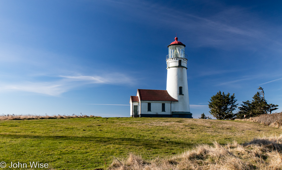 Lighthouse at Cape Blanco State Park in Port Orford, Oregon