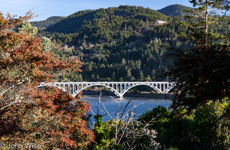 Wedderburn Bridge in Gold Beach, Oregon