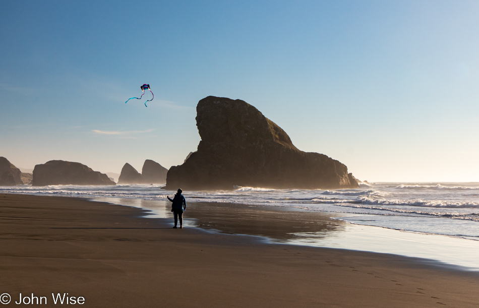 Caroline Wise at Meyers Creek Beach in Gold Beach, Oregon