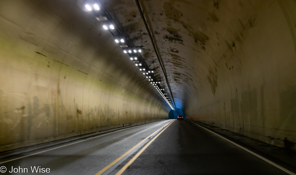 Petersen Tunnel east of Mapleton, Oregon