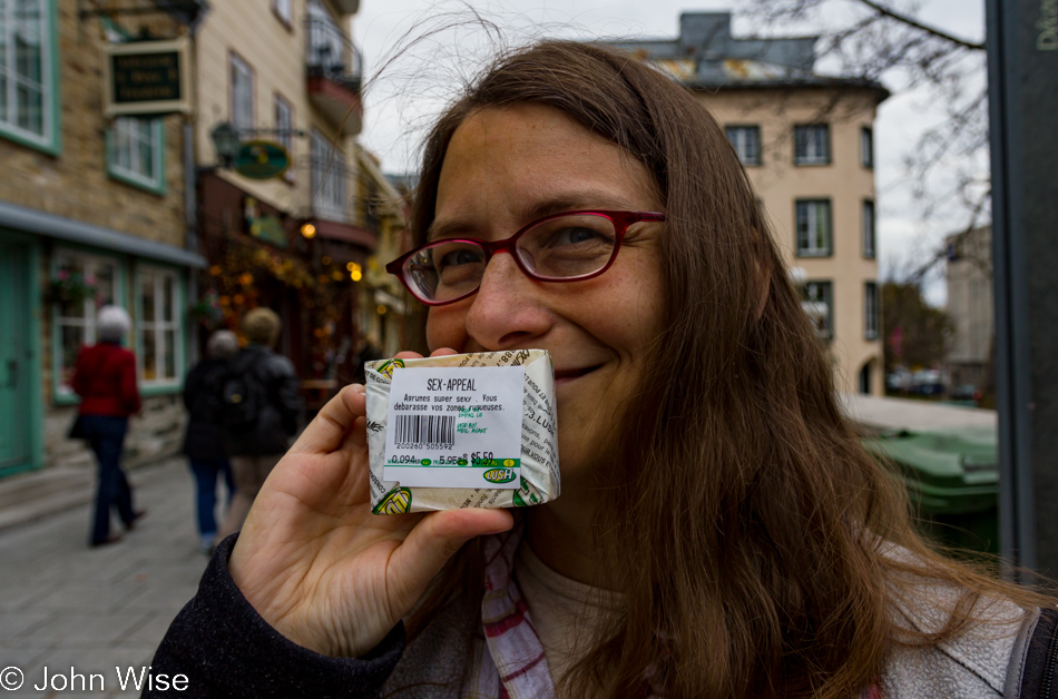 Caroline Wise in Quebec City, Canada