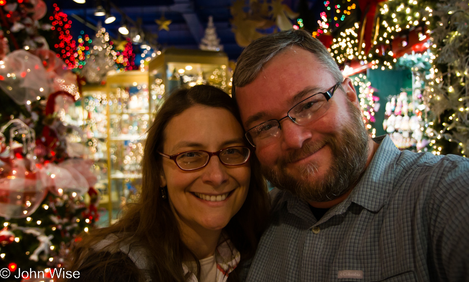 Caroline Wise and John Wise in Quebec City, Canada