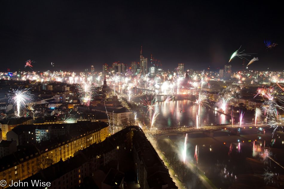 Frankfurt, Germany on New Years