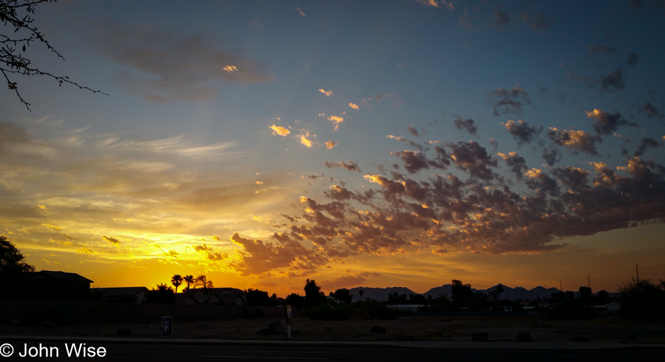 Sunrise over Phoenix, Arizona