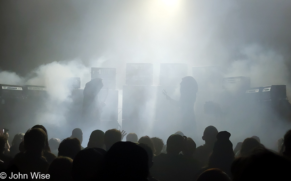 Sunn O))) performing in Tucson, Arizona