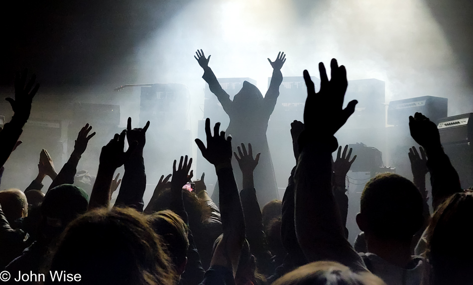 Sunn O))) performing in Tucson, Arizona