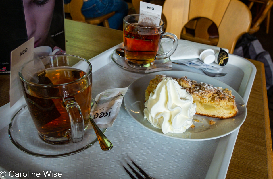 Cake and tea in Taunus, Germany