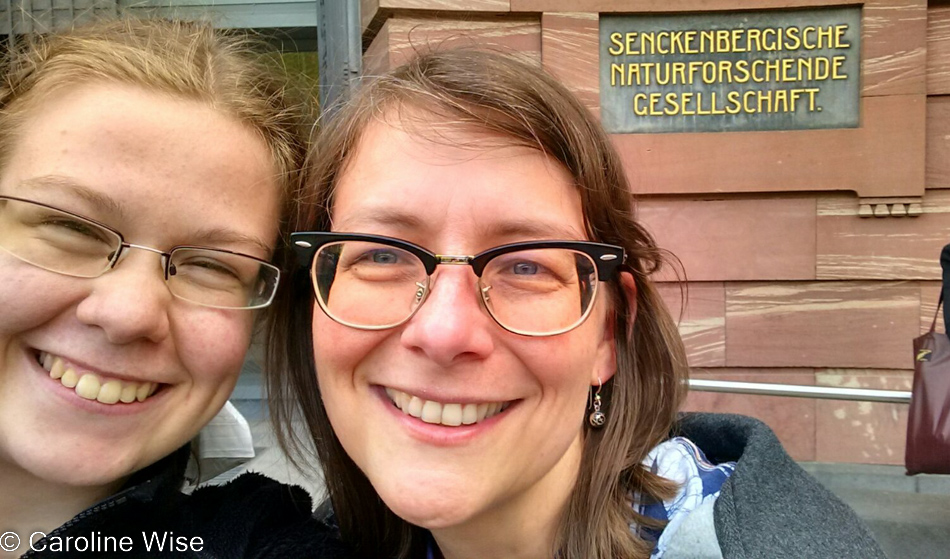 Katharina Engelhardt and Caroline Wise in Frankfurt, Germany