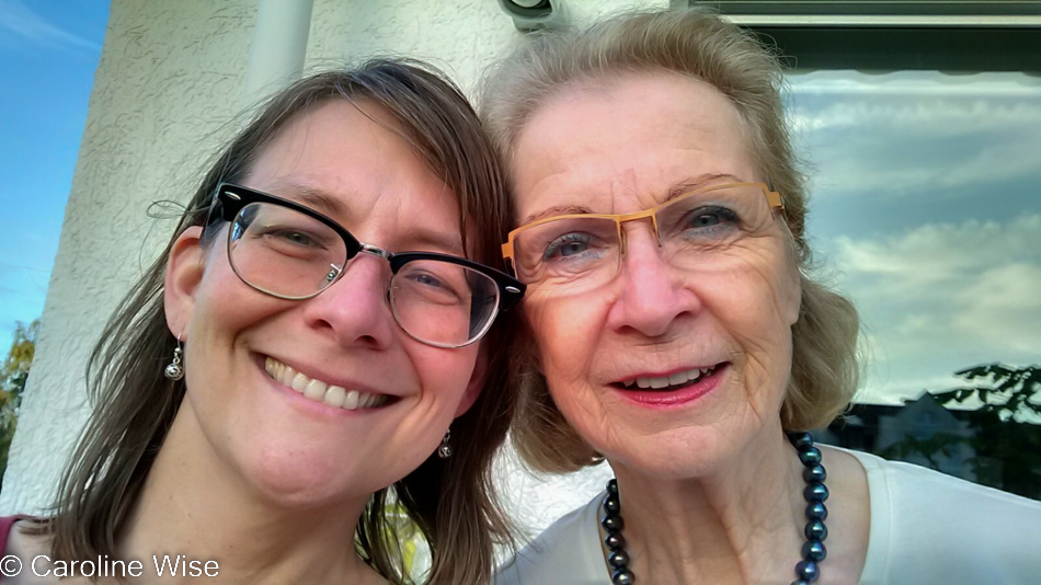 Caroline Wise and Helga Hennemann in Bad Soden, Germany 