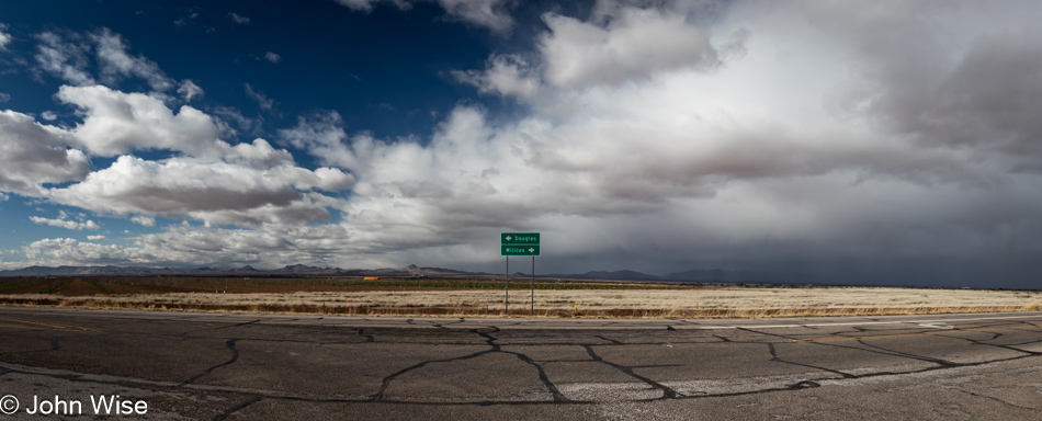 Road out of Douglas, Arizona