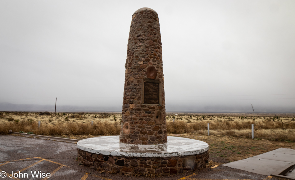 Geronimo Monument on Highway 80 in Arizona