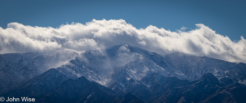 Mt Graham from Safford, Arizona