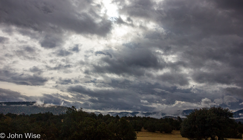 Cloudy day in New Mexico