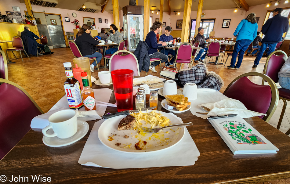 Blue Coffee Pot restaurant in Kayenta, Arizona