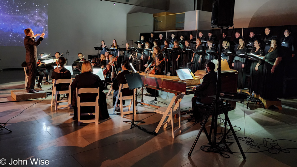 The Phoenix Chorale performing at the Phoenix Art Museum