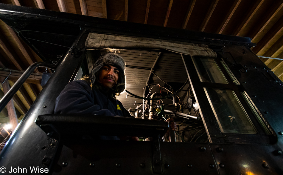 Carlos Guerrero at Durango Silverton Train Station in Durango, Colorado