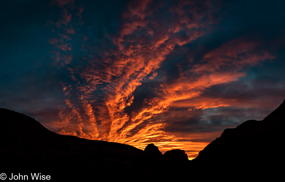 Sunset in Monument Valley, Arizona