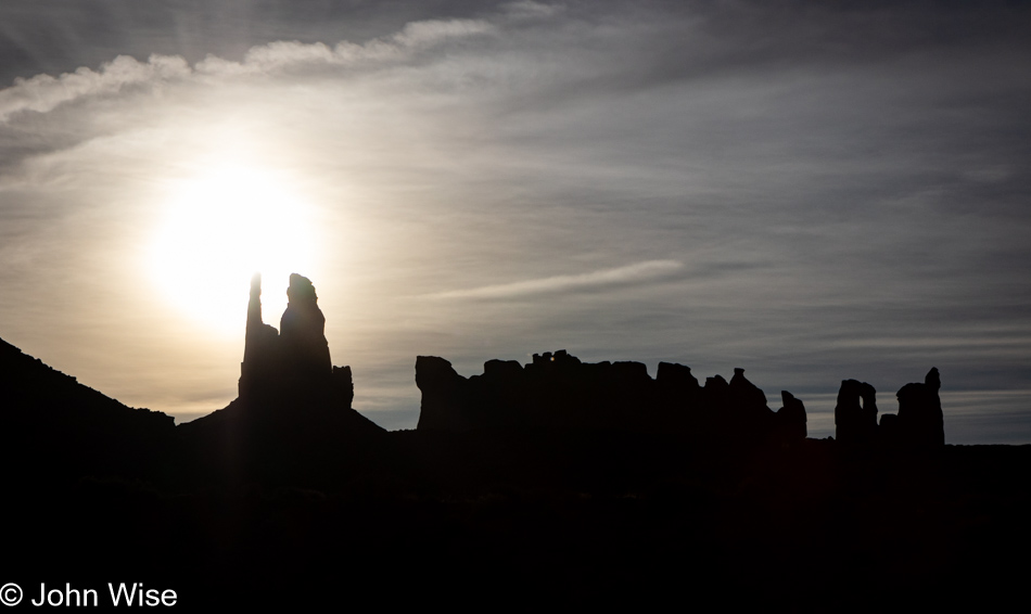 Monument Valley as seen from Utah