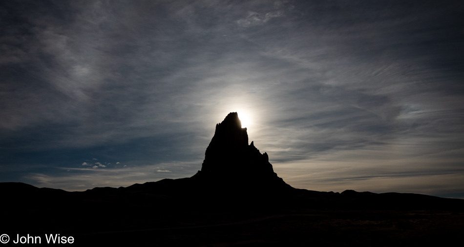 Winter on the Navajo Reservation north of Kayenta, Arizona