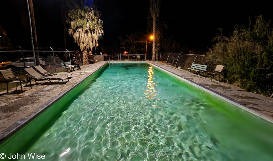 Shoshone Hot Spring near Death Valley, California