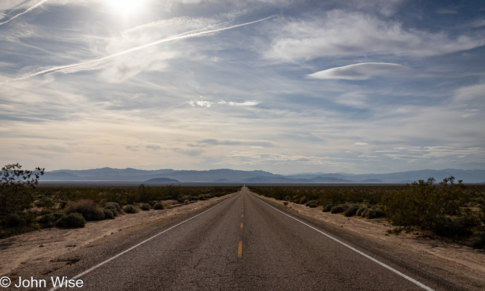 Kelbaker Road and the Mojave National Preserve in California