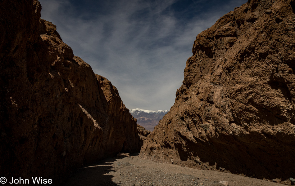 Sidewinder Canyon in Death Valley National Park, California